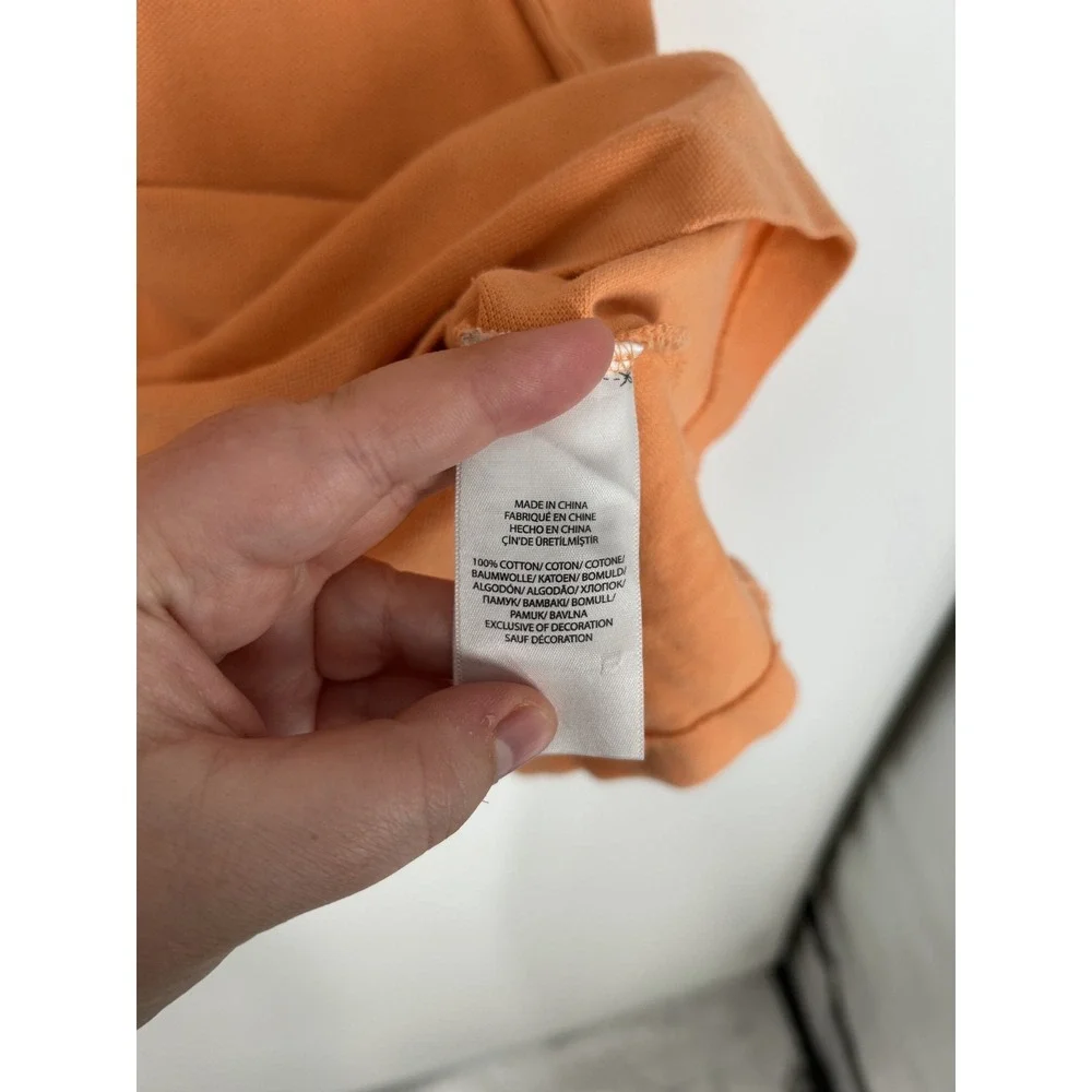 Polo Ralph Lauren Polo Shirt Mens 3XL Big 3XB Orange 100% Cotton Short Sleeve